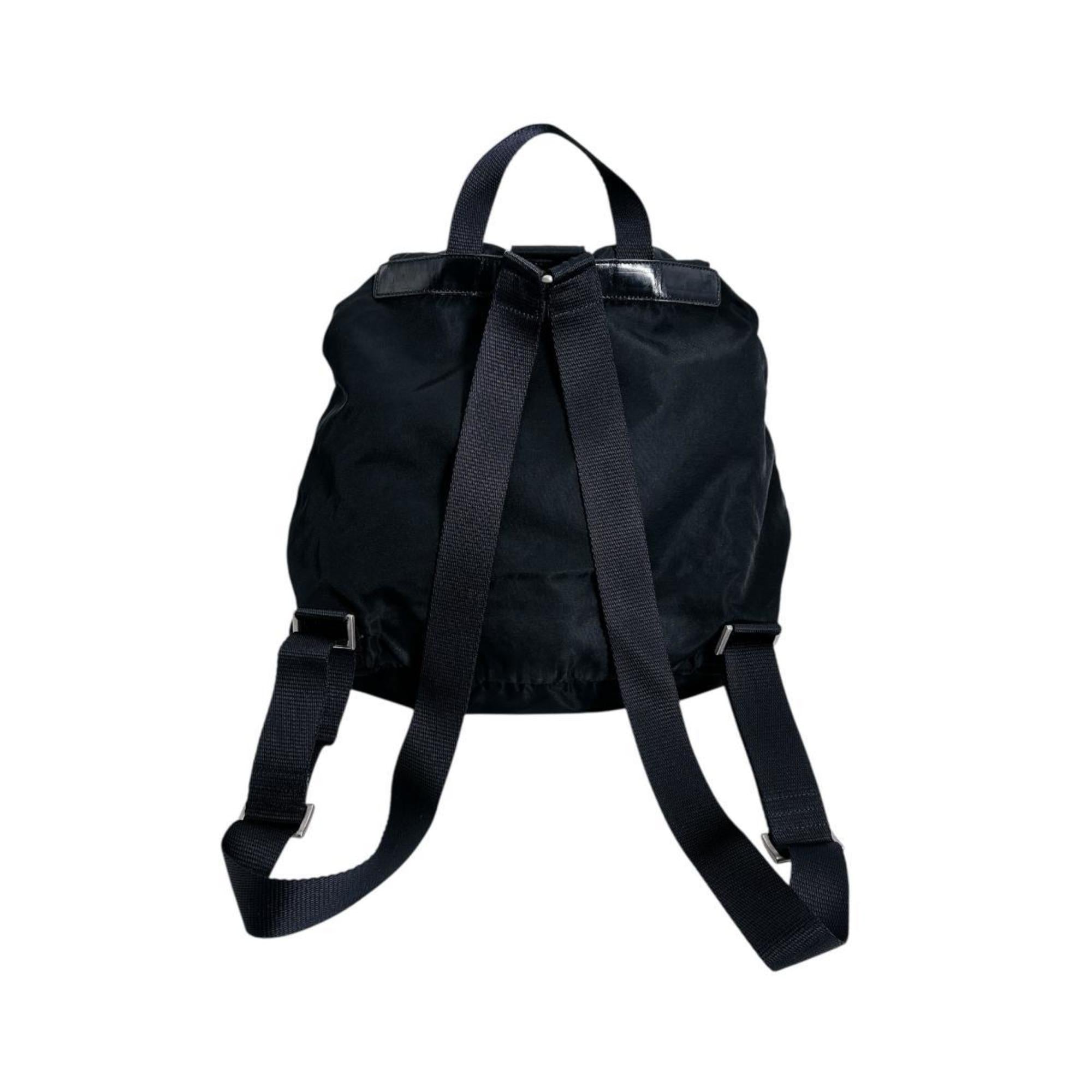 Prada Black Nylon Backpack (Pre-Owned)