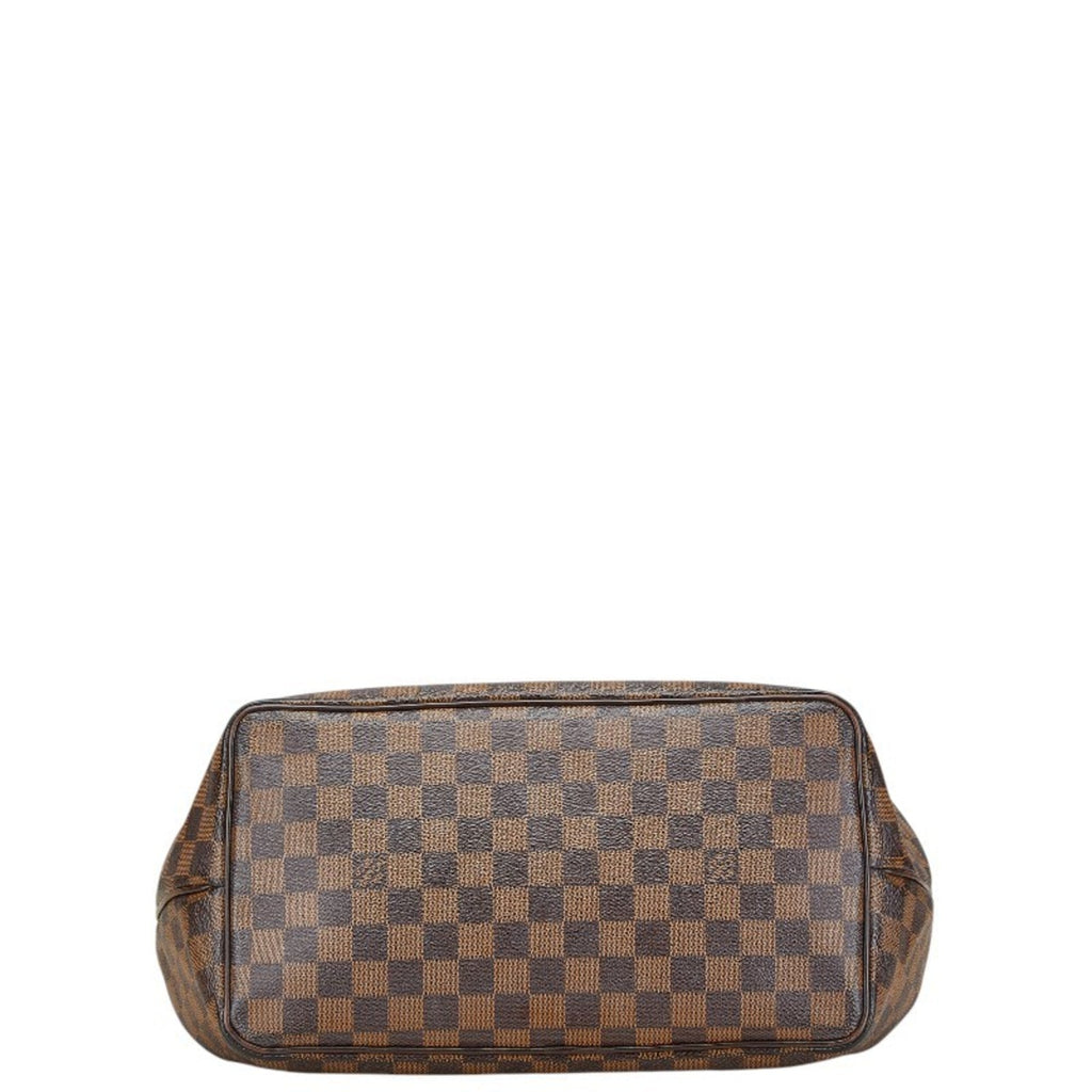 Louis Vuitton Brown Damier Canvas Pvc Leather Shoulder Bag Tote Bag (Pre-Owned)