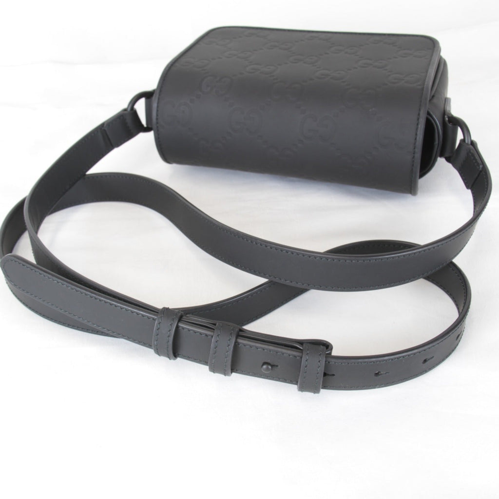 Gucci Black Rubber Shoulder Bag (Pre-Owned)
