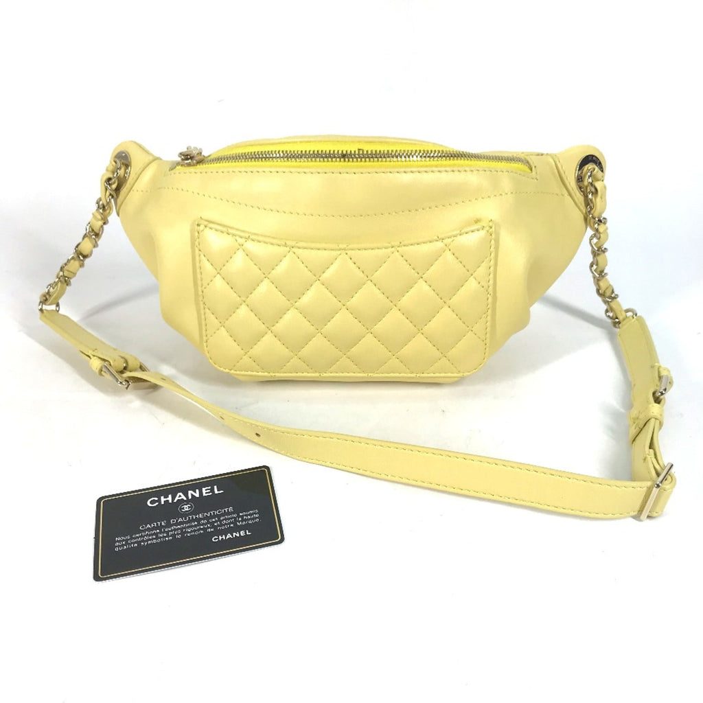 Chanel Yellow Leather Other (Pre-Owned)
