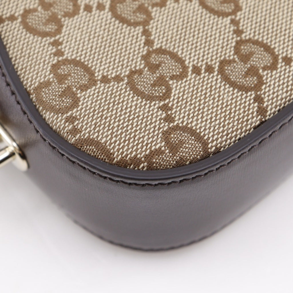 Gucci Brown Gg Canvas Shoulder Bag (Pre-Owned)