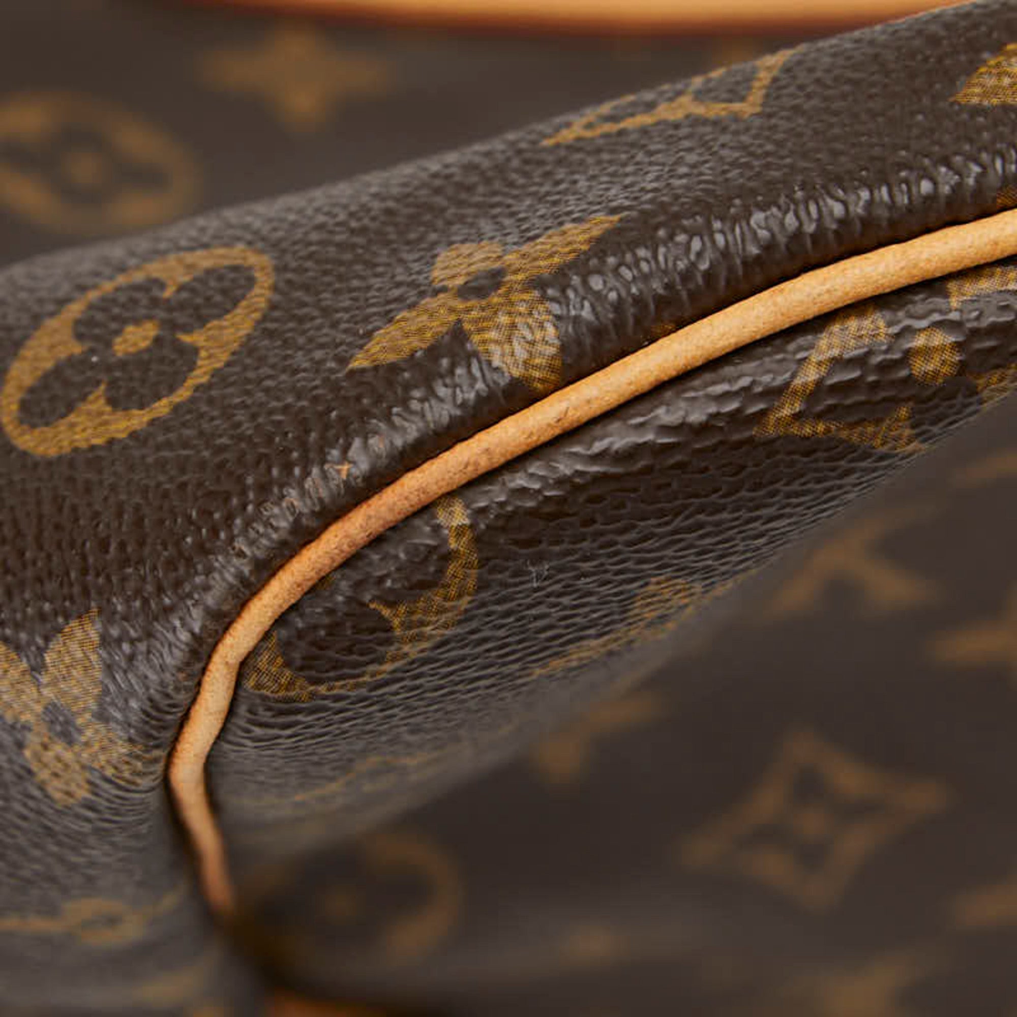 Louis Vuitton Brown Pvc Leather Boston Bag (Pre-Owned)