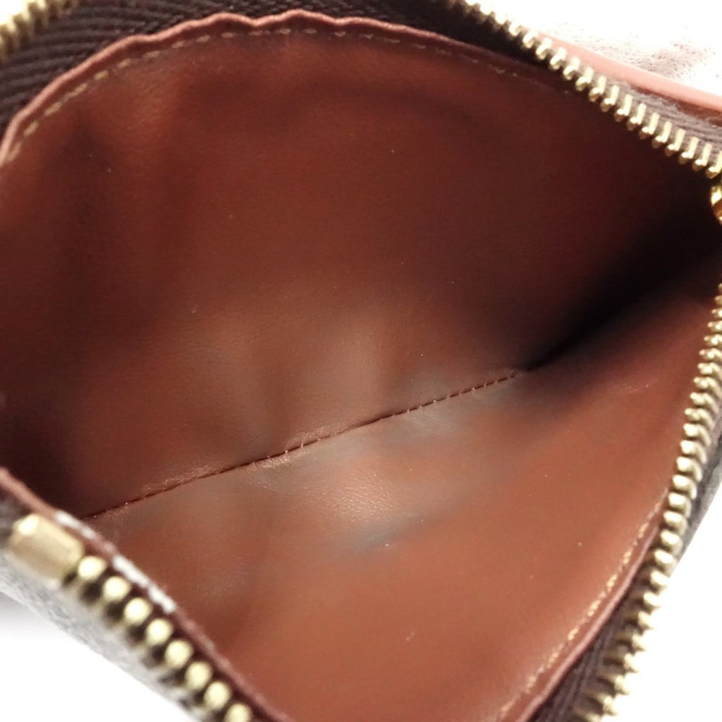 Louis Vuitton Brown Canvas Wallet (Tri-Fold) (Pre-Owned)