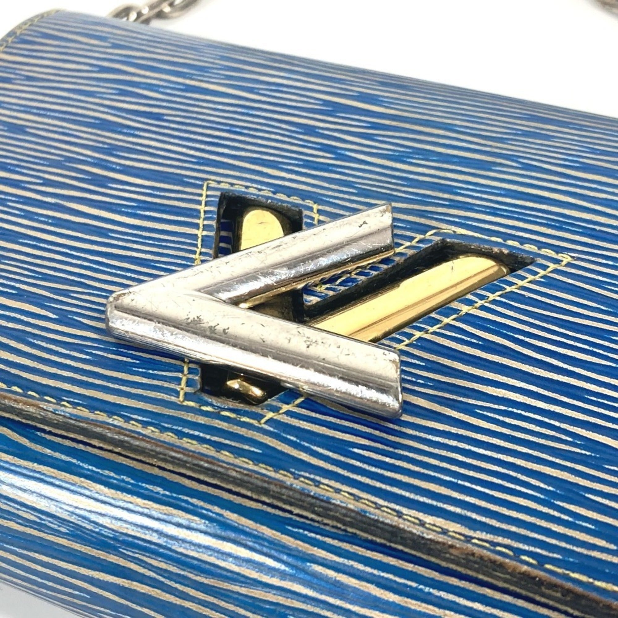 Louis Vuitton Epi Blue Epi Leather Shoulder Bag (Pre-Owned)