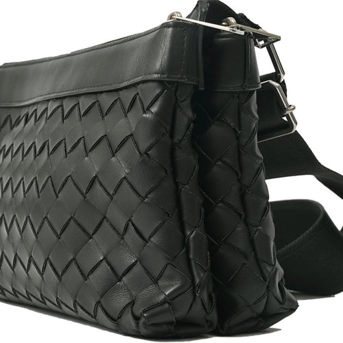 Bottega Veneta Black Polypropylene Leather Clutch Bag Shoulder Bag (Pre-Owned)
