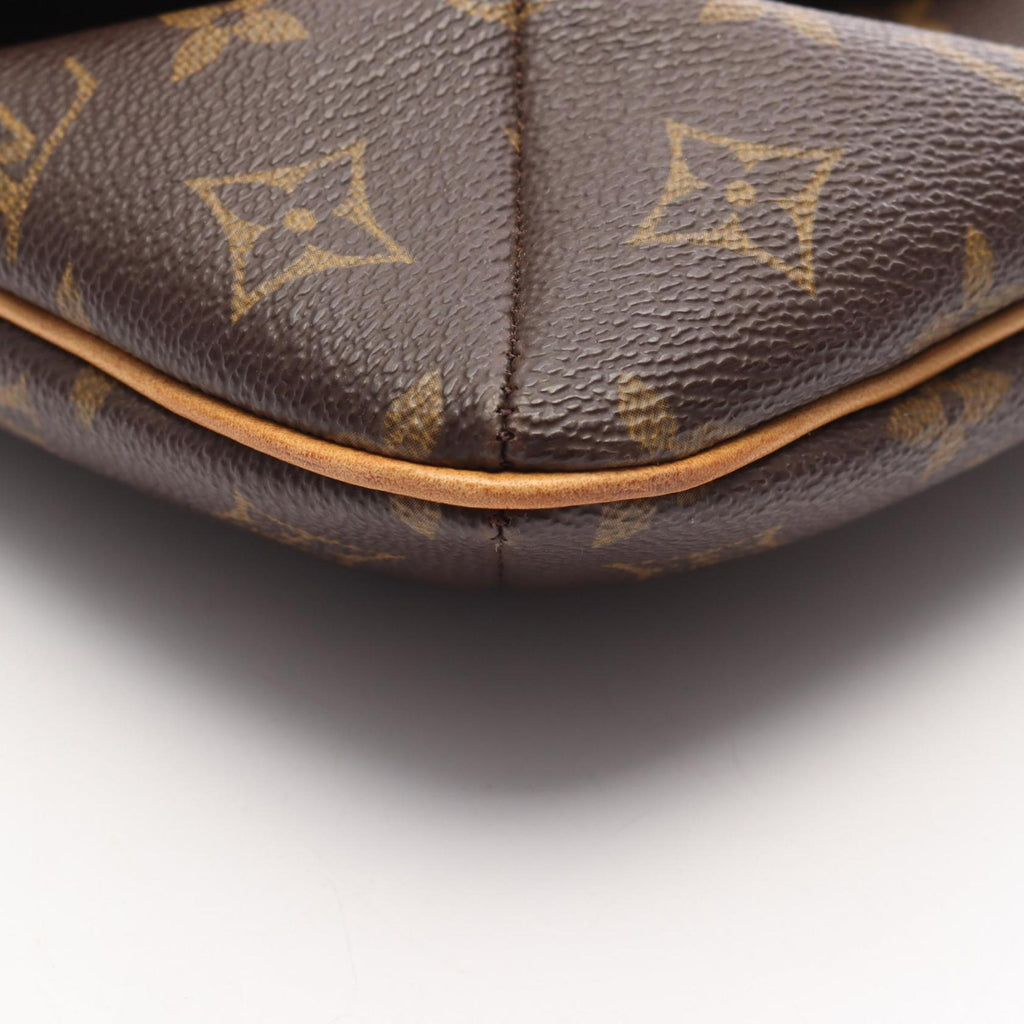 Louis Vuitton Brown Coated Canvas Pvc Leather Shoulder Bag (Pre-Owned)
