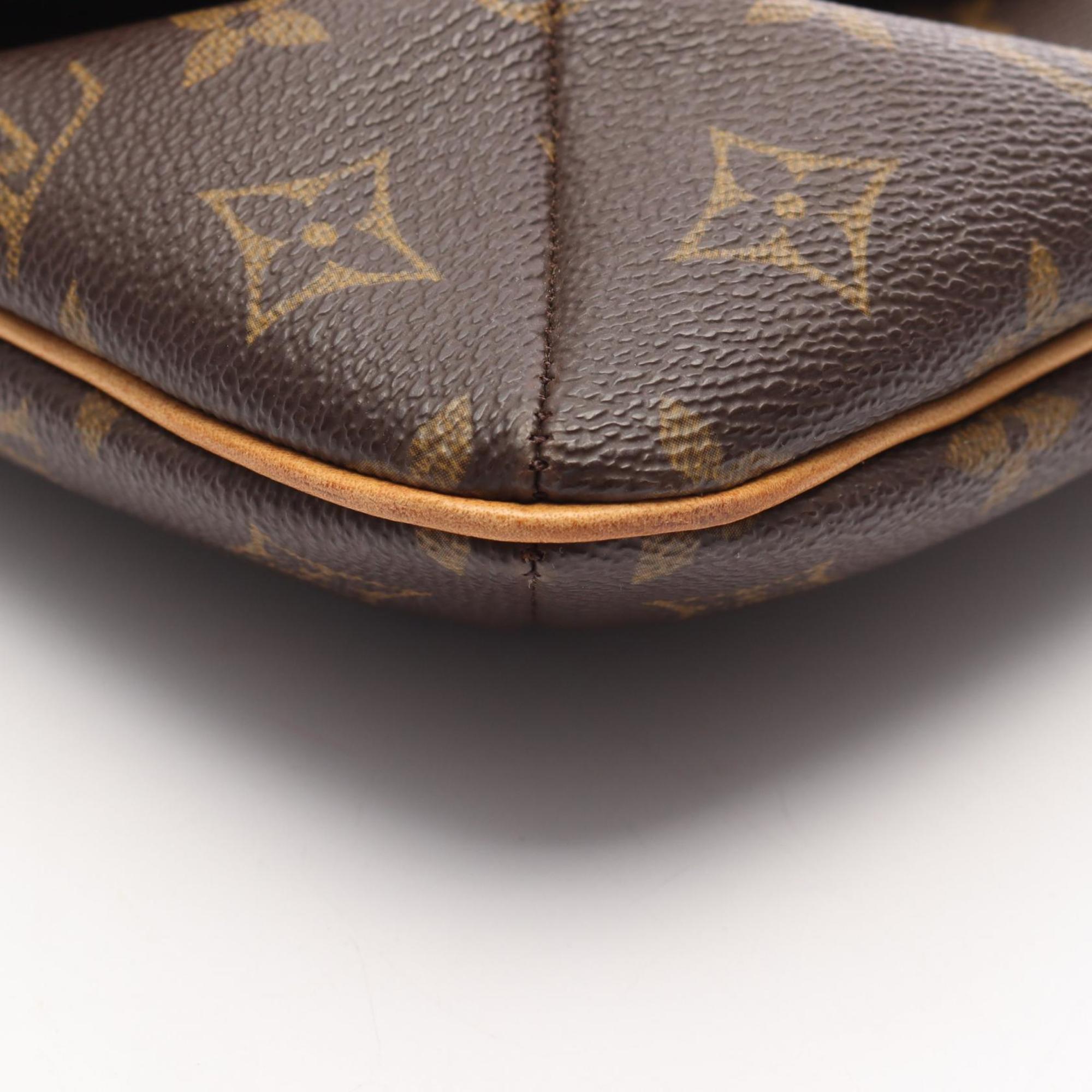 Louis Vuitton Brown Coated Canvas Pvc Leather Shoulder Bag (Pre-Owned)