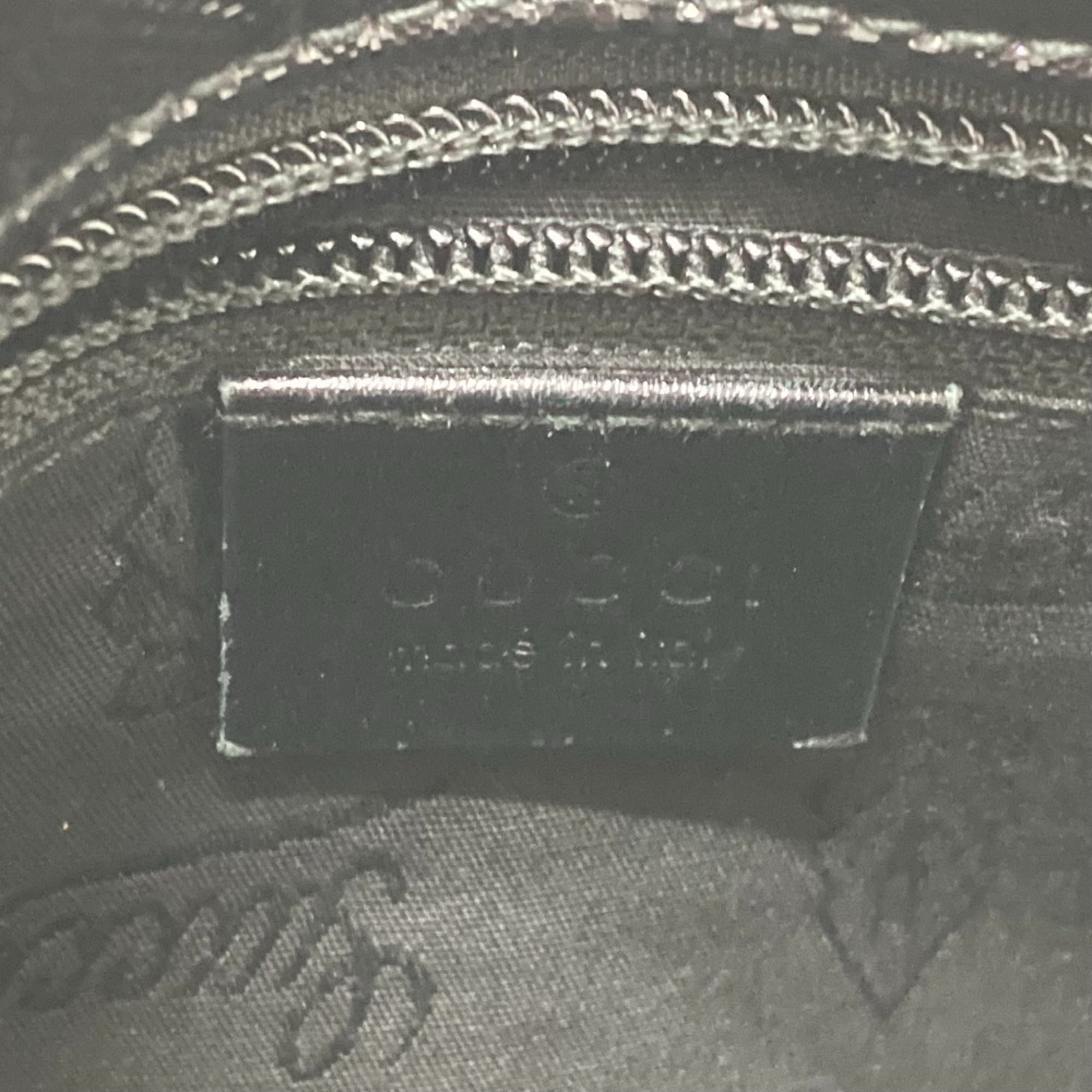 Gucci Black Gg Imprimé Messenger Bag Shoulder Bag (Pre-Owned)
