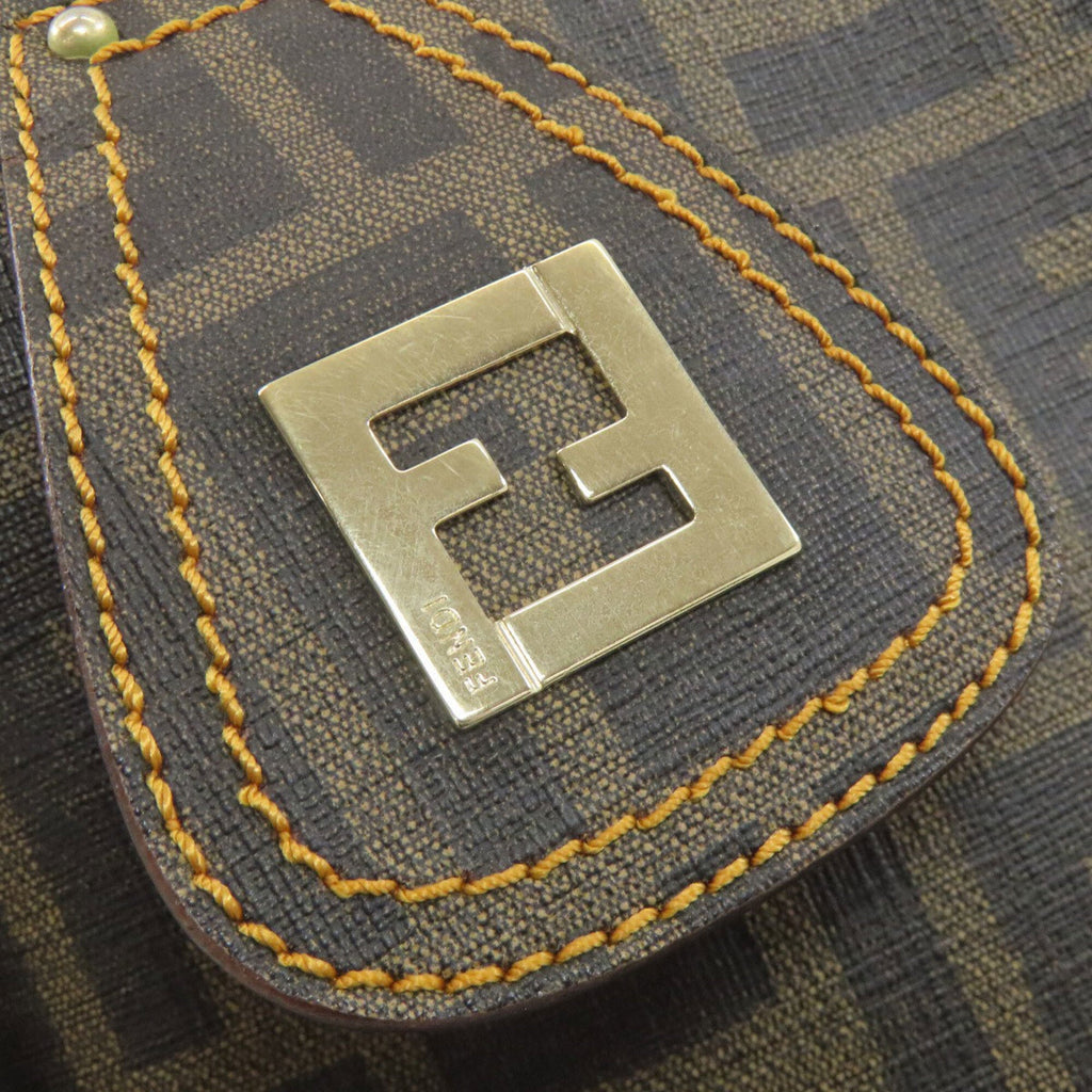 Fendi Brown Pvc Shoulder Bag (Pre-Owned)