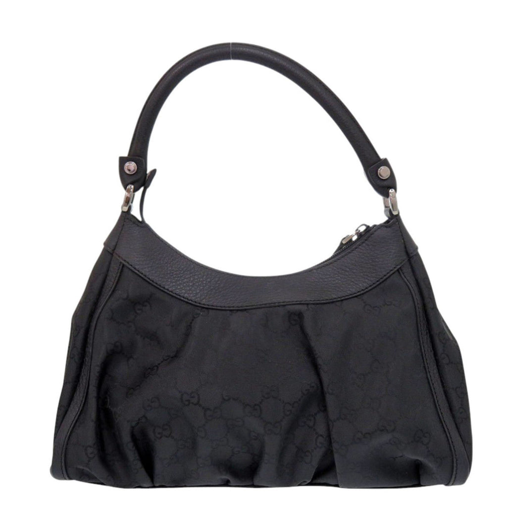Gucci Black Nylon Handbag Shoulder Bag (Pre-Owned)