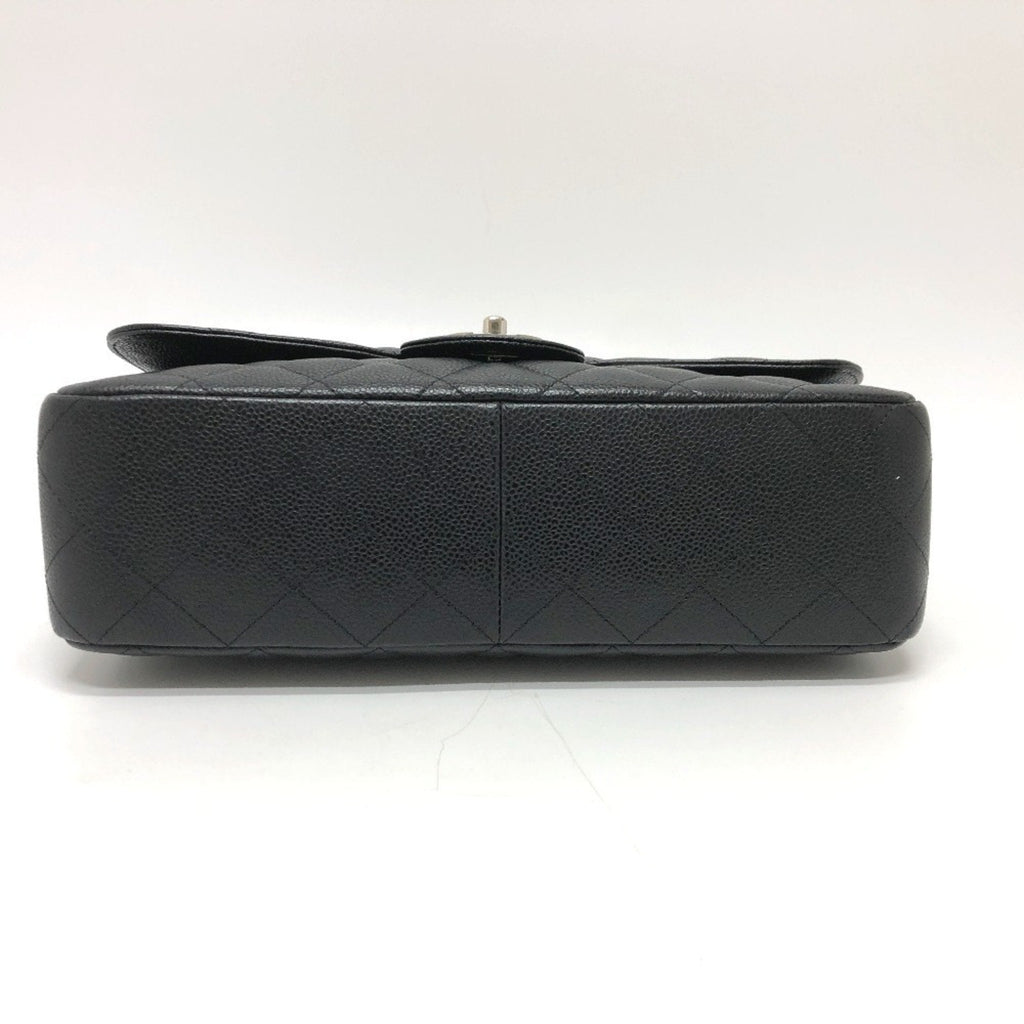 Chanel Black Grained Calfskin Shoulder Bag (Pre-Owned)