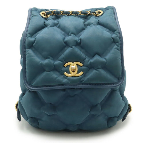 Chanel Blue Pink Leather Backpack (Pre-Owned)