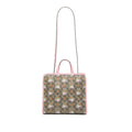 Gucci Beige Multi-Color Pink Pvc Leather Handbag Shoulder Bag (Pre-Owned)