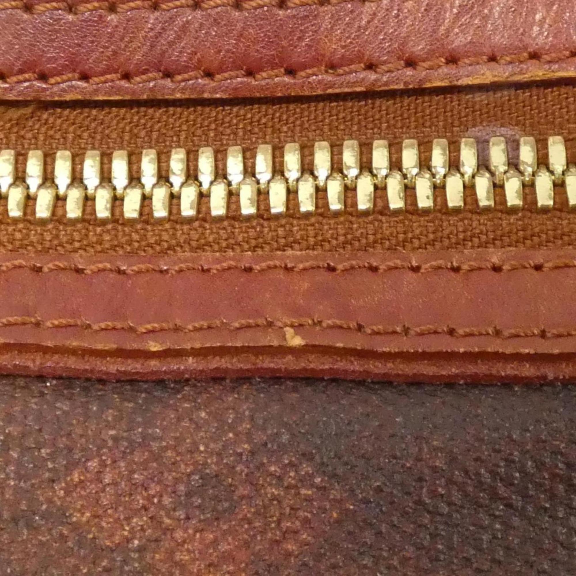 Louis Vuitton Rouge Coated Canvas Handbag (Pre-Owned)