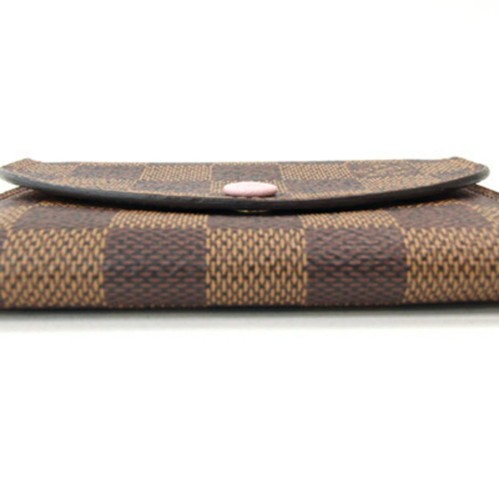 Louis Vuitton Damier Canvas Rose Ballerine Coin Purse/Coin Case (Pre-Owned)