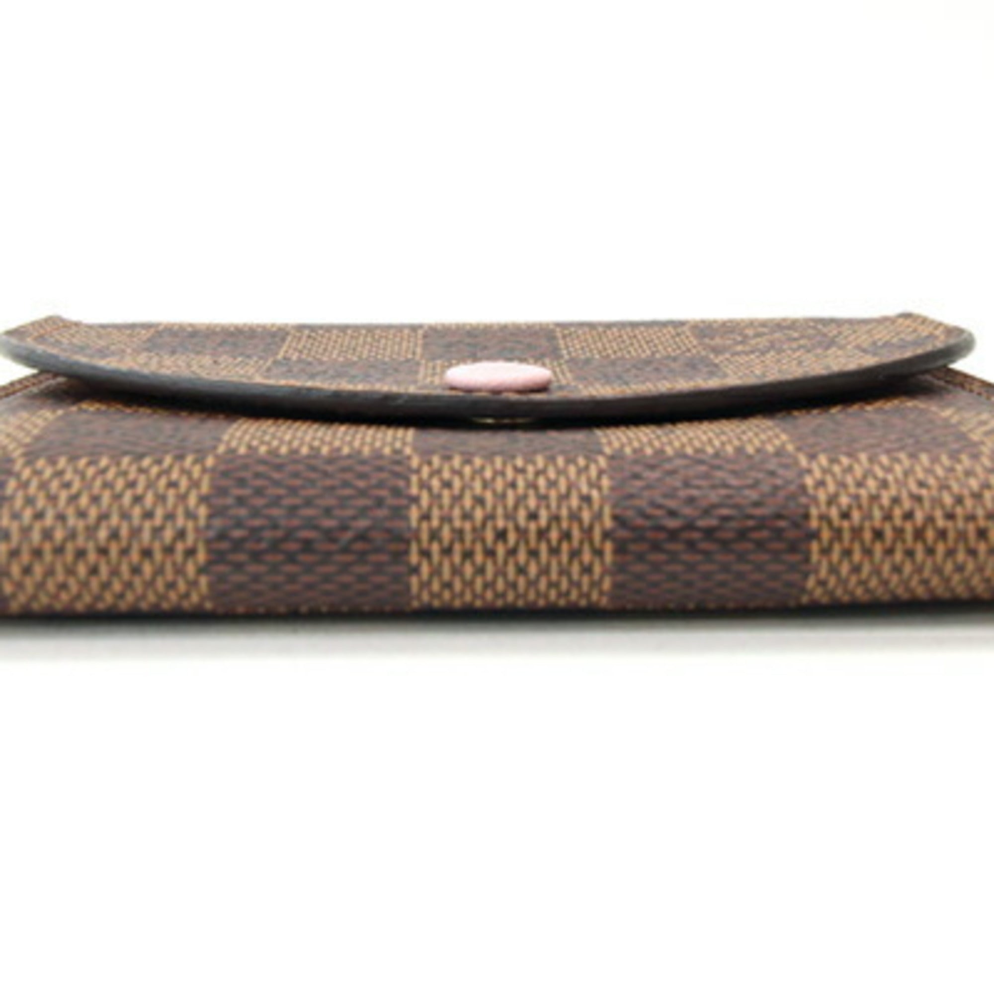 Louis Vuitton Damier Canvas Rose Ballerine Coin Purse/Coin Case (Pre-Owned)