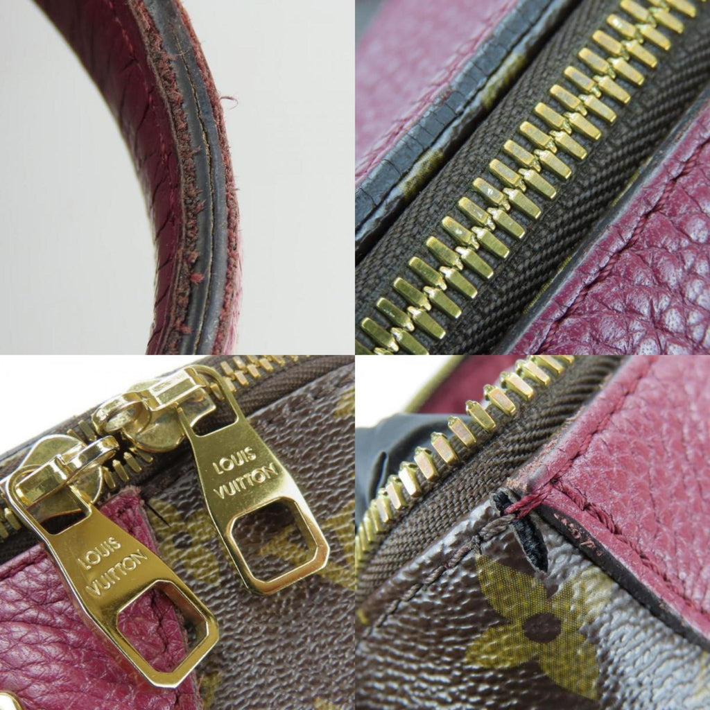 Louis Vuitton Aurore Brown Monogram Leather Handbag (Pre-Owned)