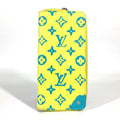 Louis Vuitton Monogram Blue Yellow Monogram Leather Long Wallet (Bi-Fold) (Pre-Owned)