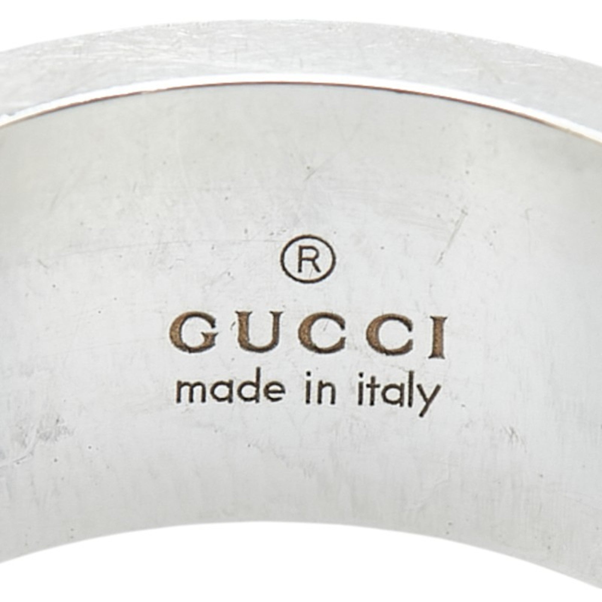 Gucci Silver 925 Band Ring (Pre-Owned)