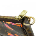 Louis Vuitton Brown Monogram Rose Coated Canvas Pochette Pouch (Pre-Owned)