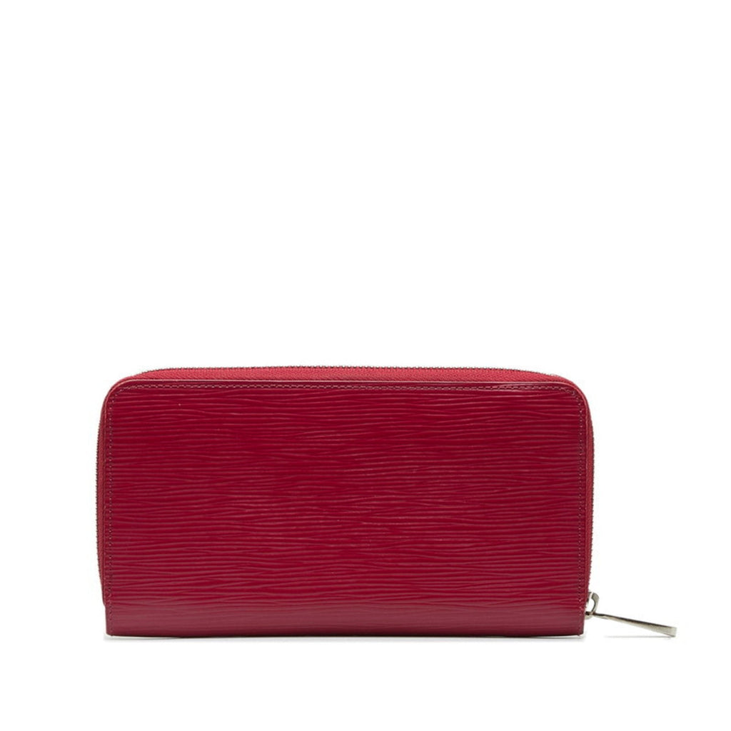 Louis Vuitton Fuchsia Purple Leather Long Wallet (Bi-Fold) (Pre-Owned)