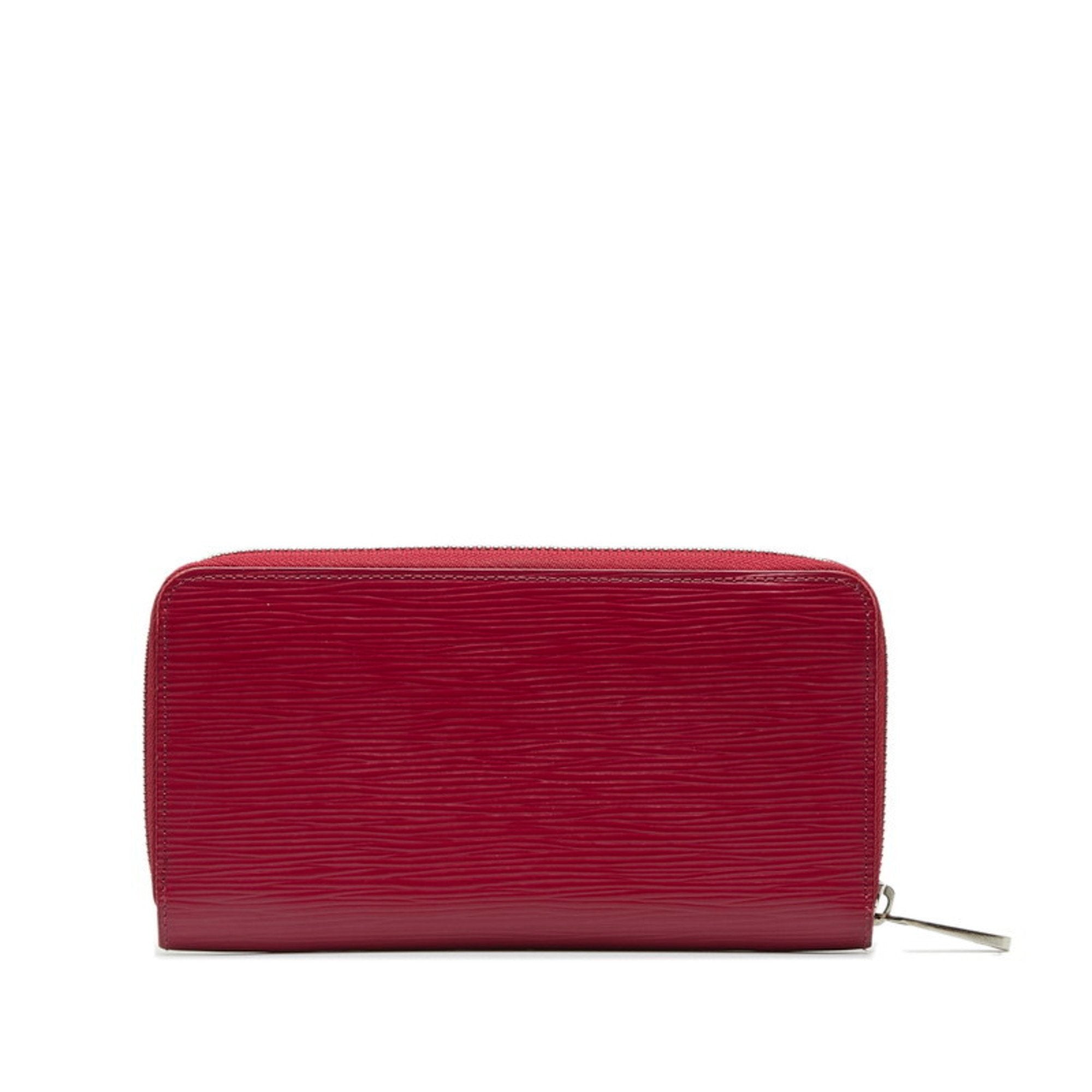 Louis Vuitton Fuchsia Purple Leather Long Wallet (Bi-Fold) (Pre-Owned)