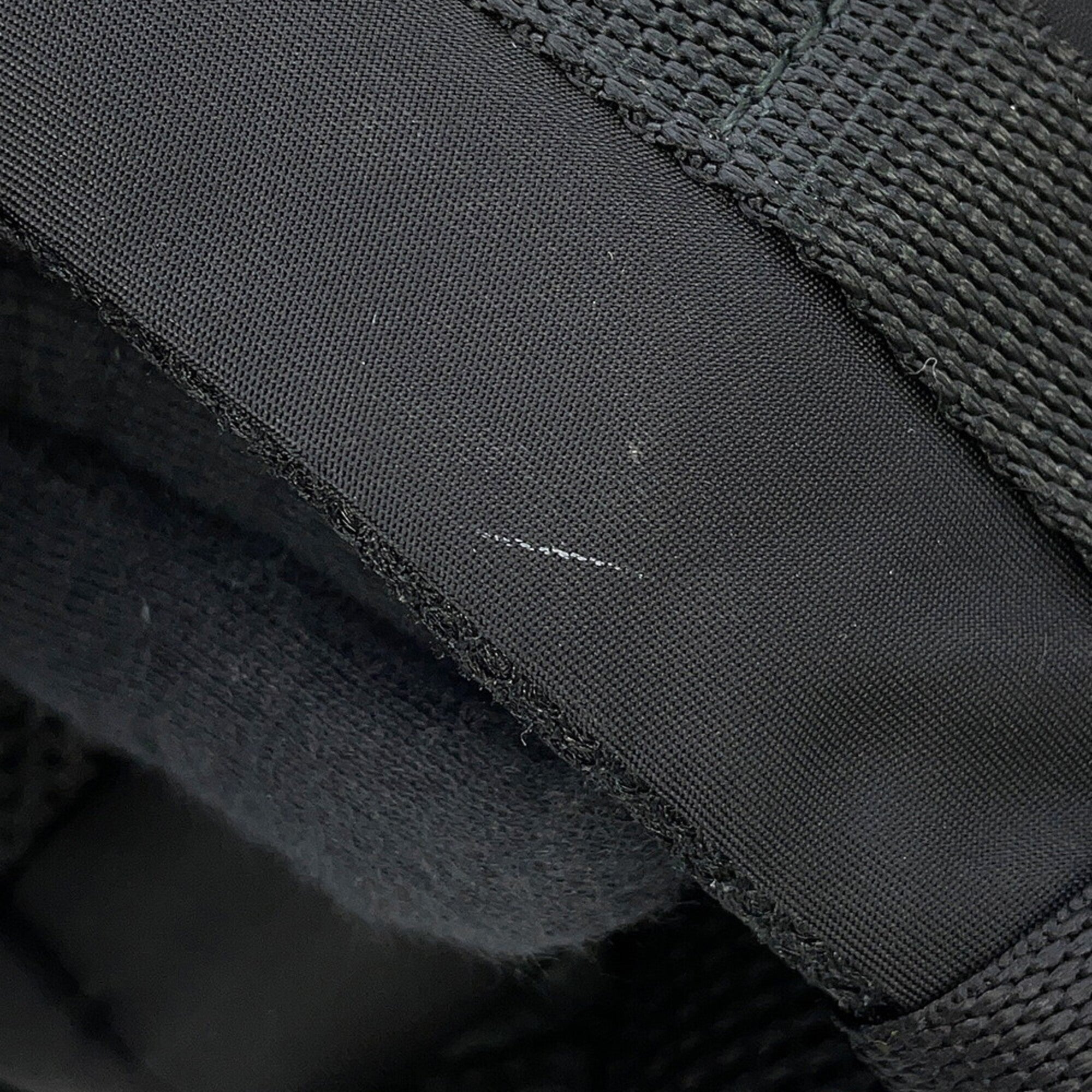 Prada Black Nylon Leather Backpack (Pre-Owned)