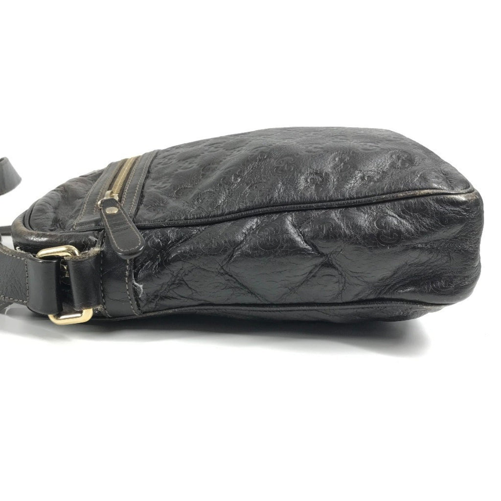 Gucci Brown Leather Pochette Shoulder Bag (Pre-Owned)