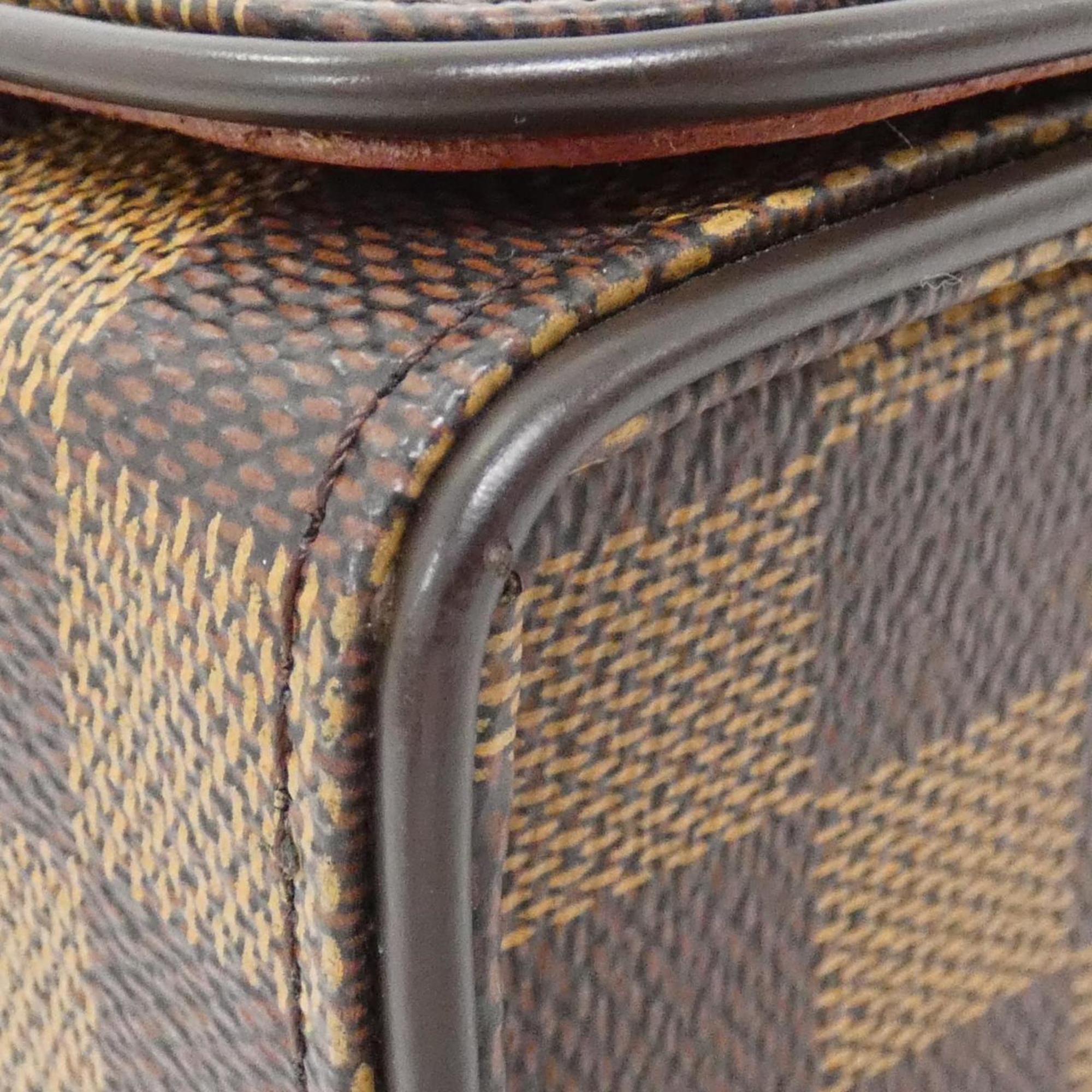 Louis Vuitton Damier Canvas Ebene Damier Canvas Shoulder Bag (Pre-Owned)