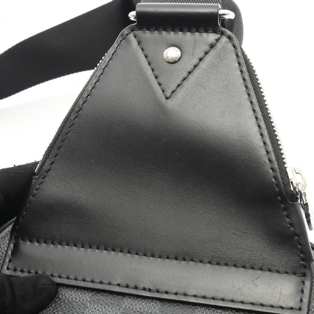 Louis Vuitton Black Damier Graphite Coated Canvas Leather Fanny Pack Sling Bag (Pre-Owned)