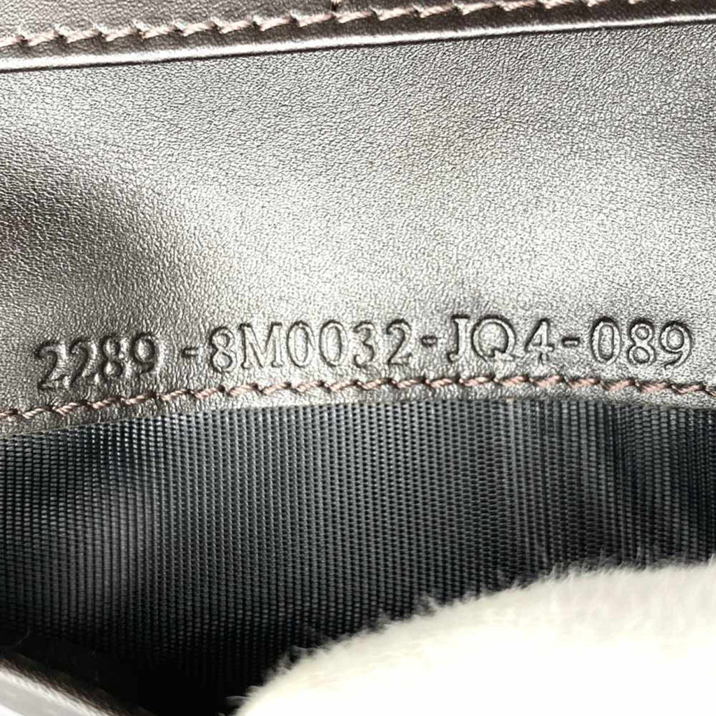 Fendi Zucchino Brown Canvas Long Wallet (Bi-Fold) (Pre-Owned)