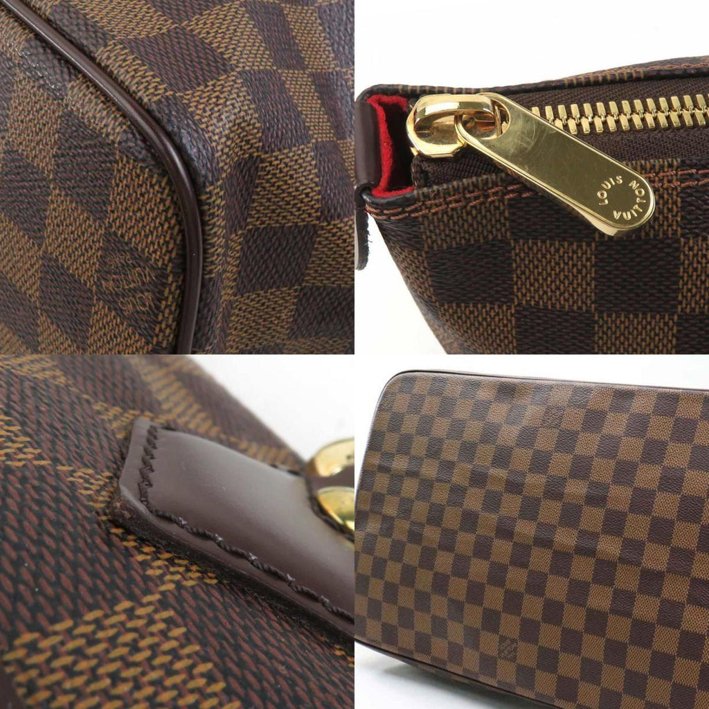 Louis Vuitton Damier Canvas Ebene Damier Canvas Shoulder Bag (Pre-Owned)