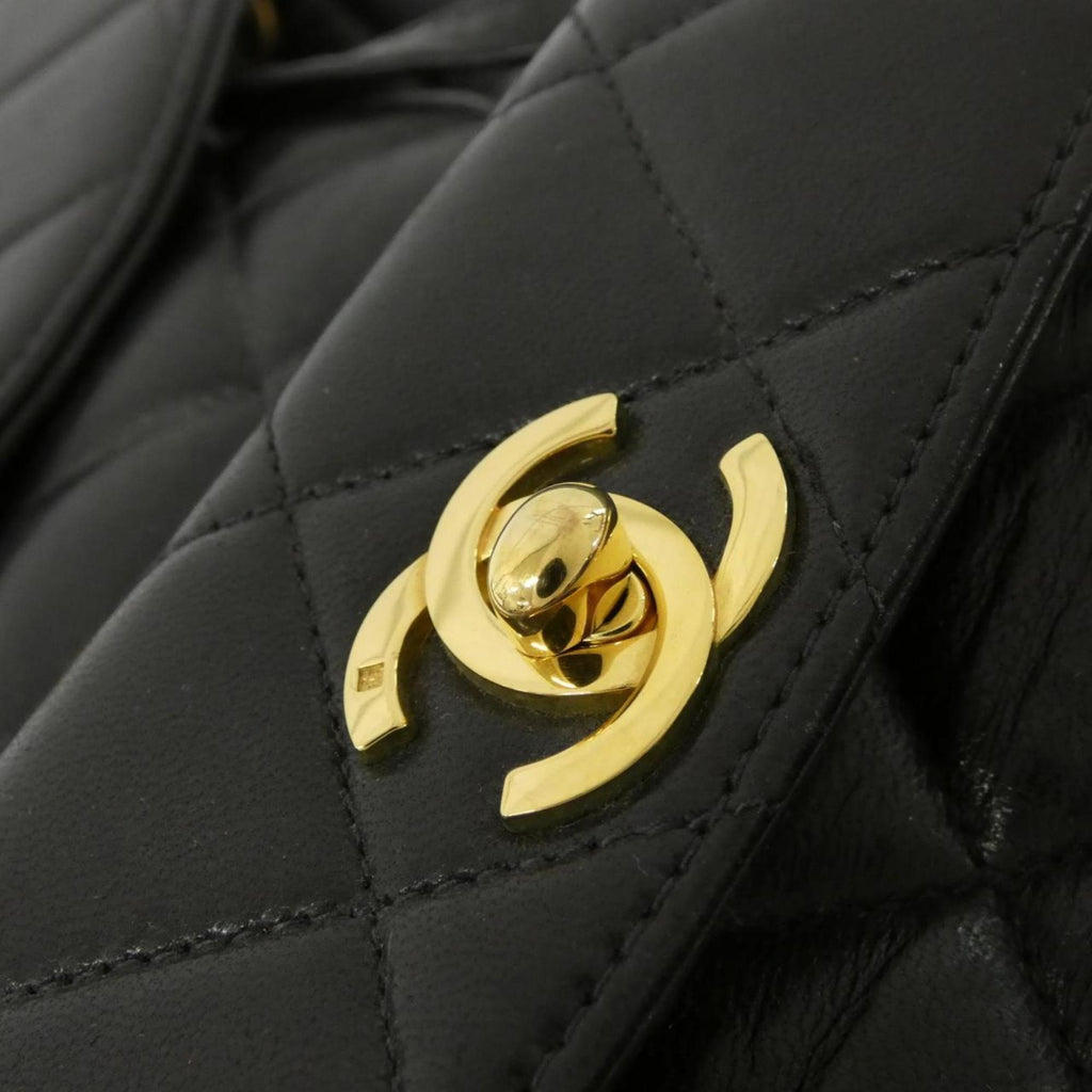 Chanel Black Leather Backpack (Pre-Owned)