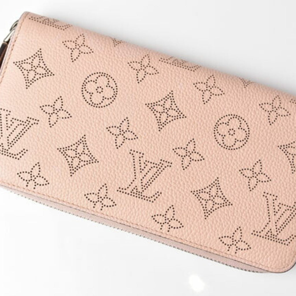 Louis Vuitton Magnolia Pink Leather Long Wallet (Bi-Fold) (Pre-Owned)
