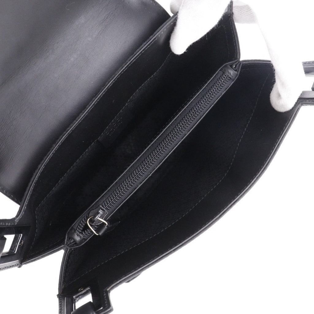 Gucci Black Satin Tote Bag (Pre-Owned)