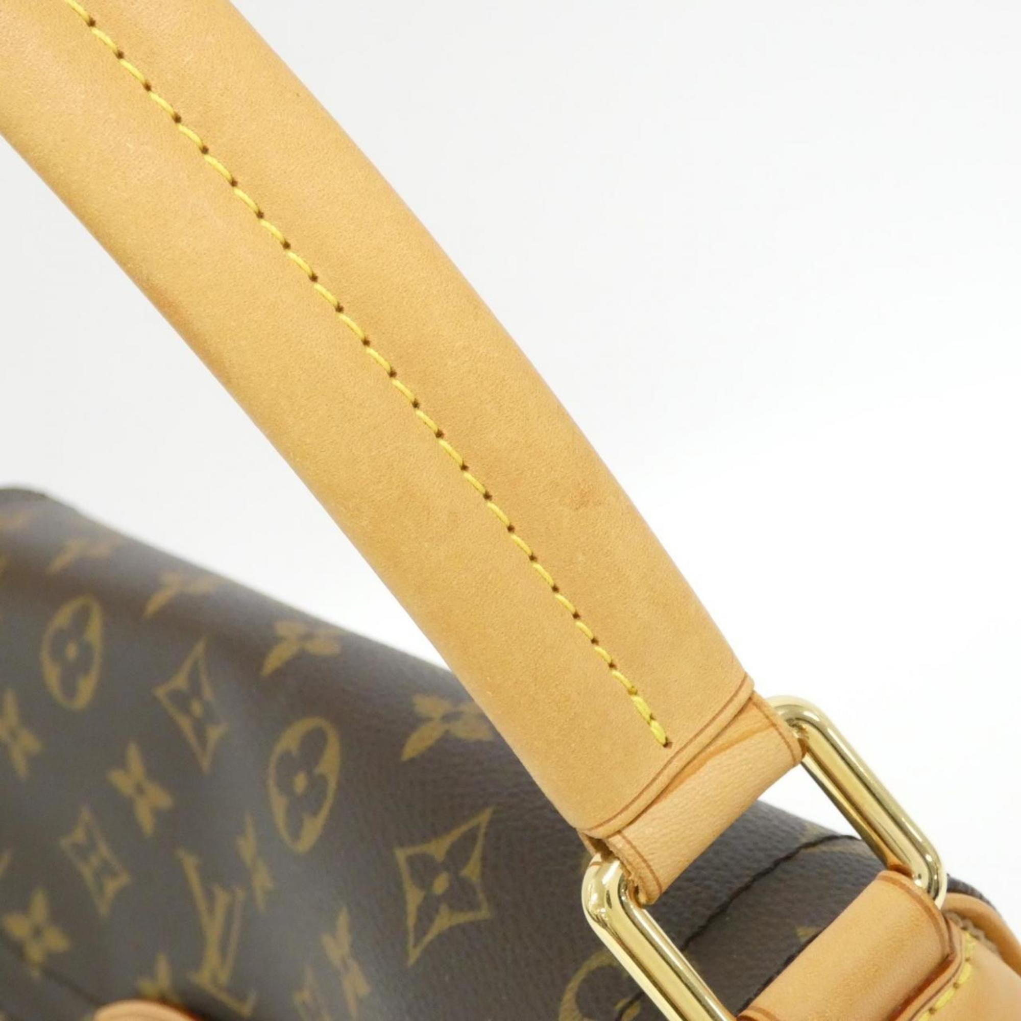 Louis Vuitton Marron Coated Canvas Shoulder Bag (Pre-Owned)