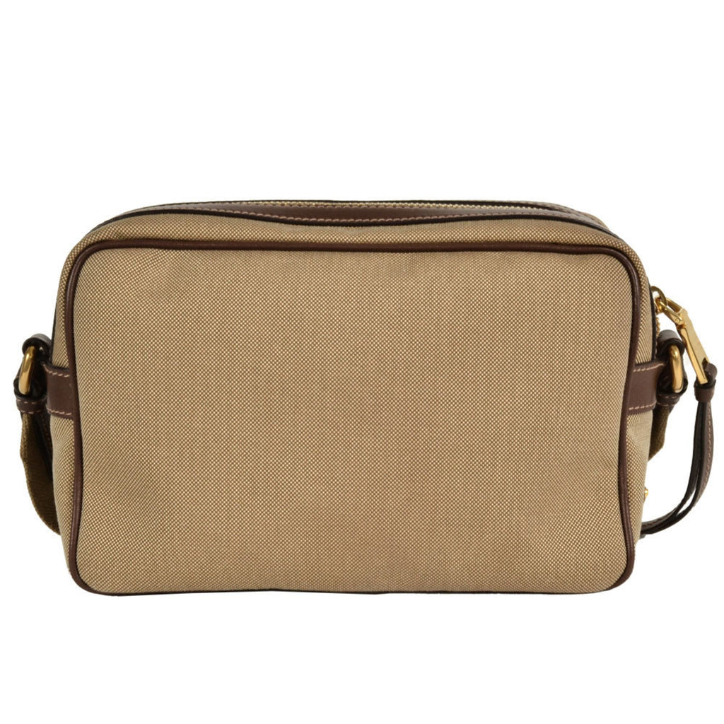 Prada Beige Jacquard Shoulder Bag (Pre-Owned)