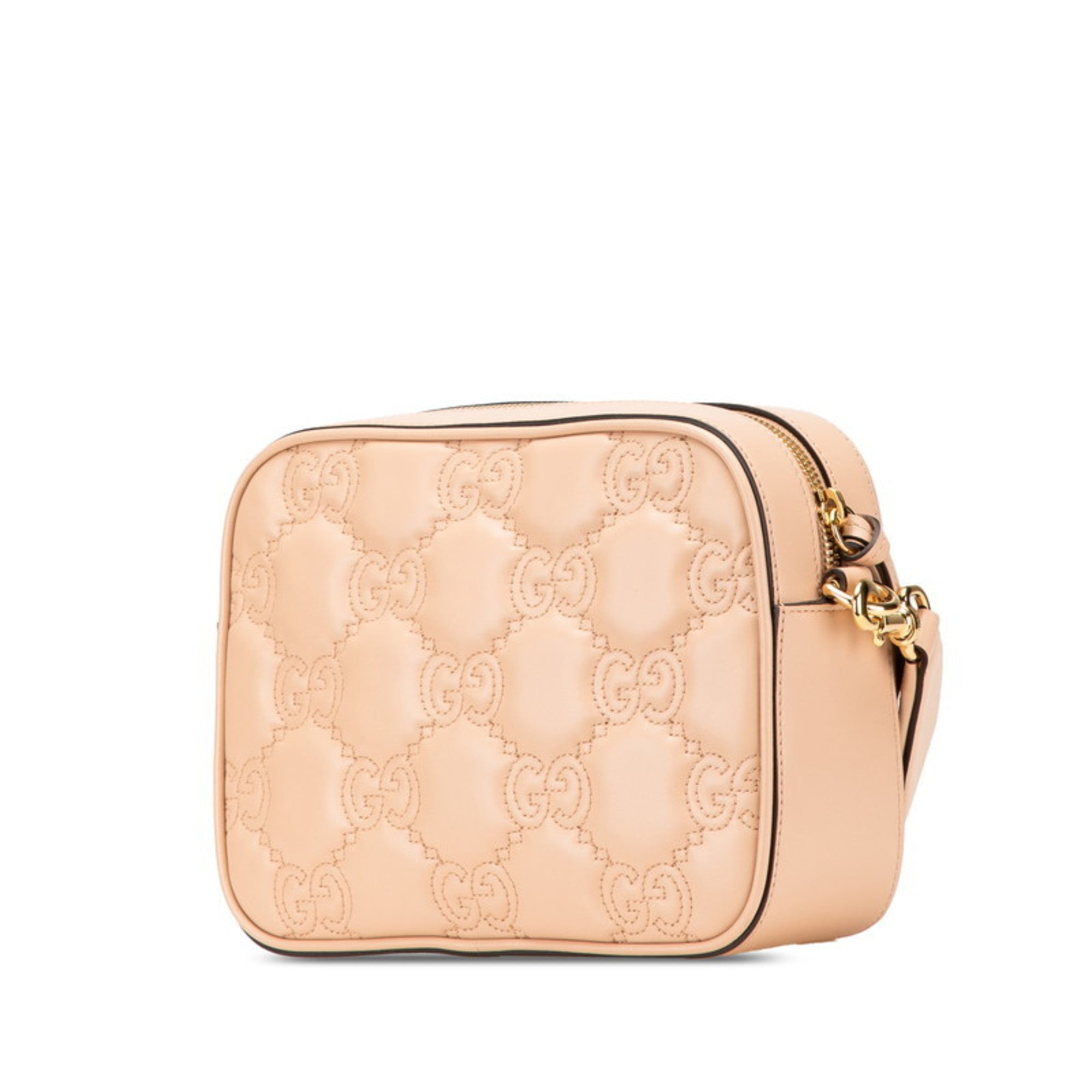 Gucci Beige Leather Shoulder Bag (Pre-Owned)