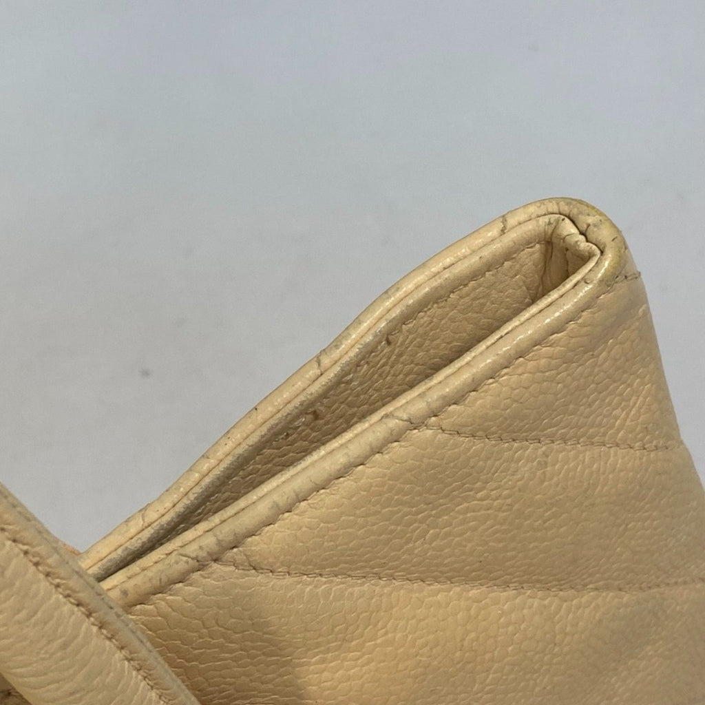 Chanel Yellow Leather Shoulder Bag (Pre-Owned)