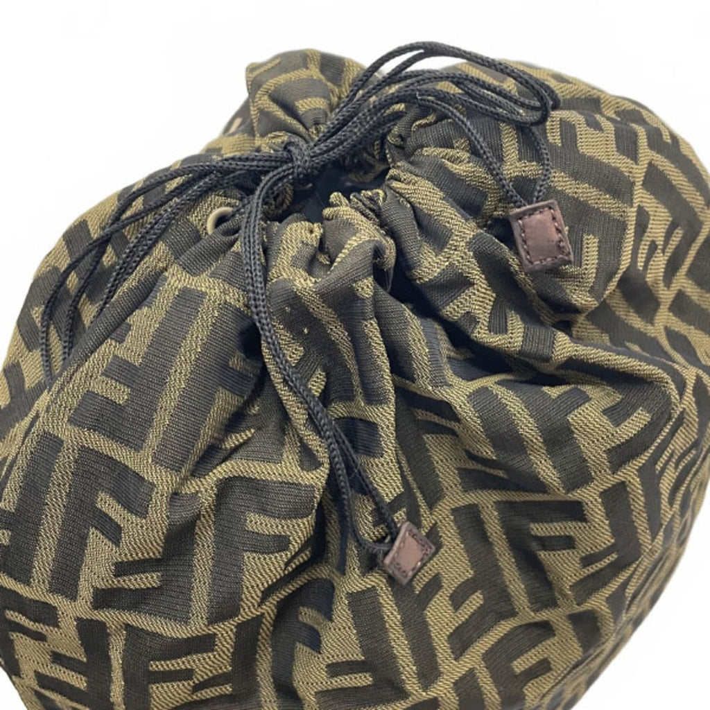 Fendi Black Khaki Pouch (Pre-Owned)