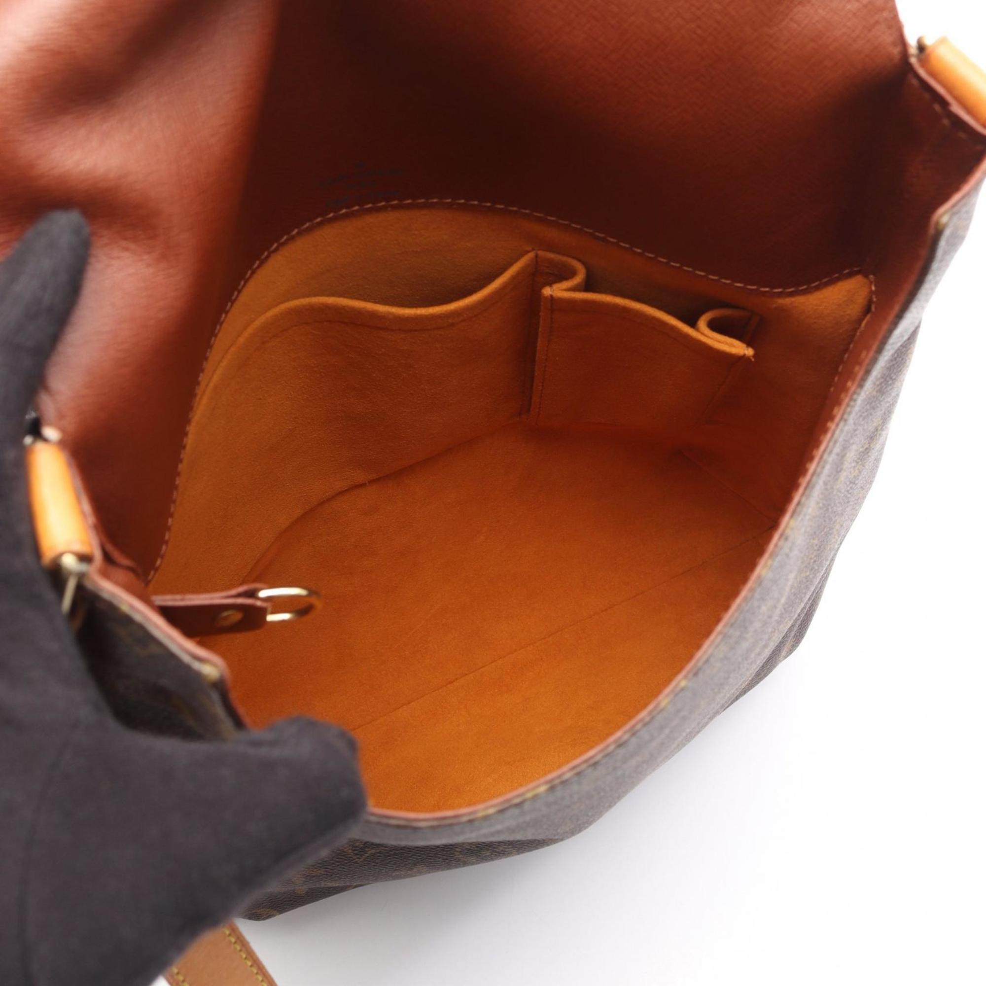 Louis Vuitton Brown Coated Canvas Pvc Leather Shoulder Bag (Pre-Owned)