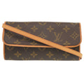 Louis Vuitton Brown Monogram Monogram Pochette Shoulder Bag (Pre-Owned)