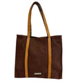 Burberry Blue Label Brown Canvas Tote Bag (Pre-Owned)