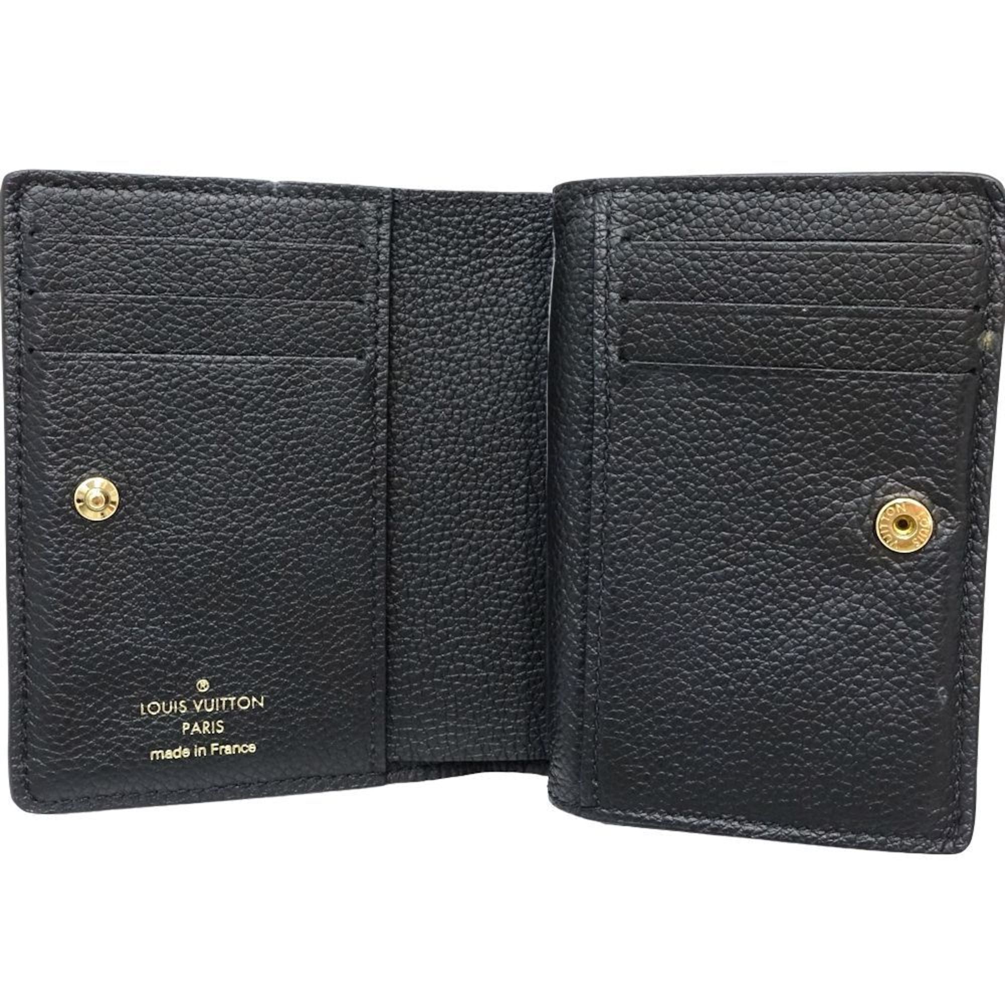 Louis Vuitton Monogram Empreinte Noir Leather Wallet (Bi-Fold) (Pre-Owned)