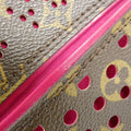 Louis Vuitton Monogram Perfo Fuchsia Marron Coated Canvas Shoulder Bag (Pre-Owned)