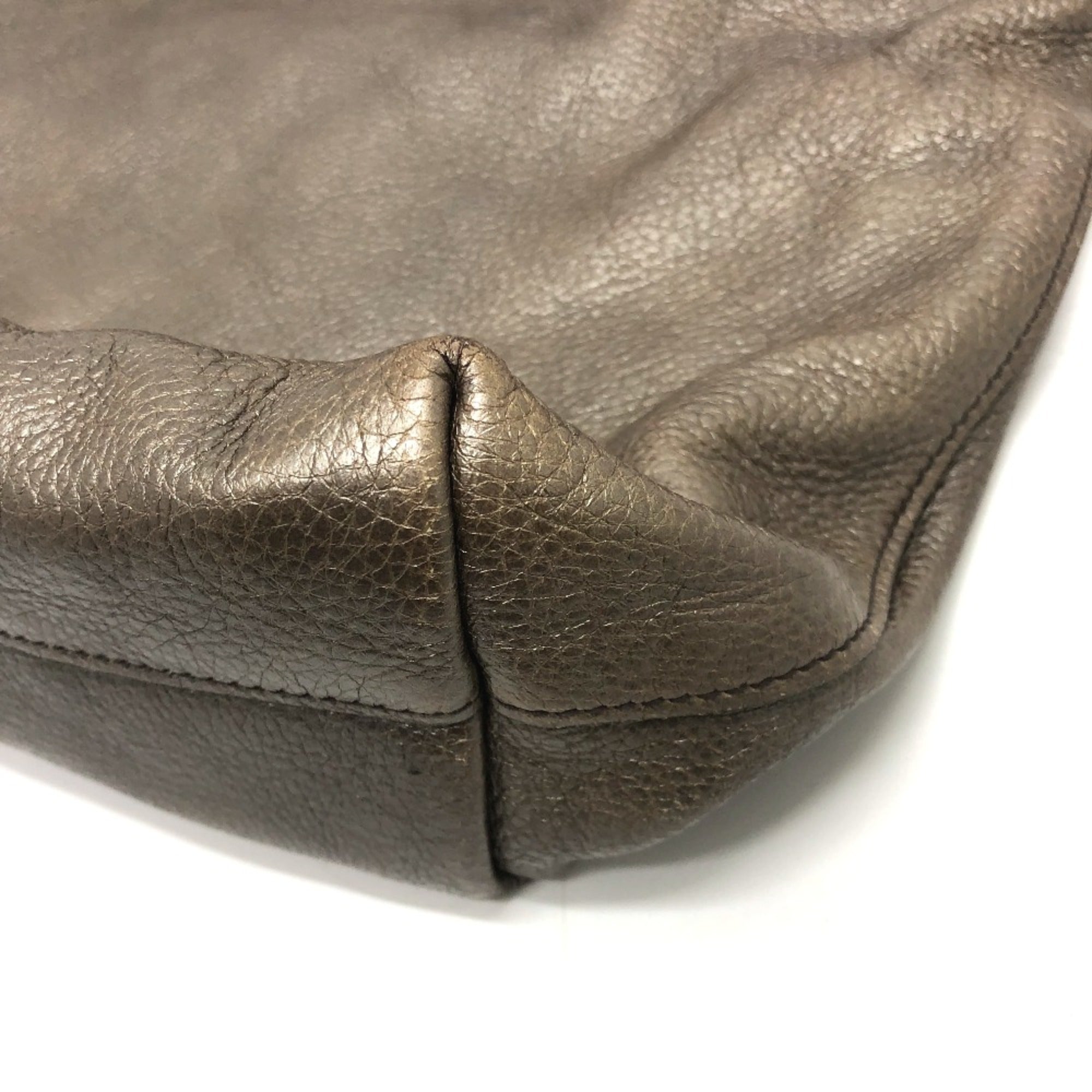 Prada Brown Leather Tote Bag (Pre-Owned)