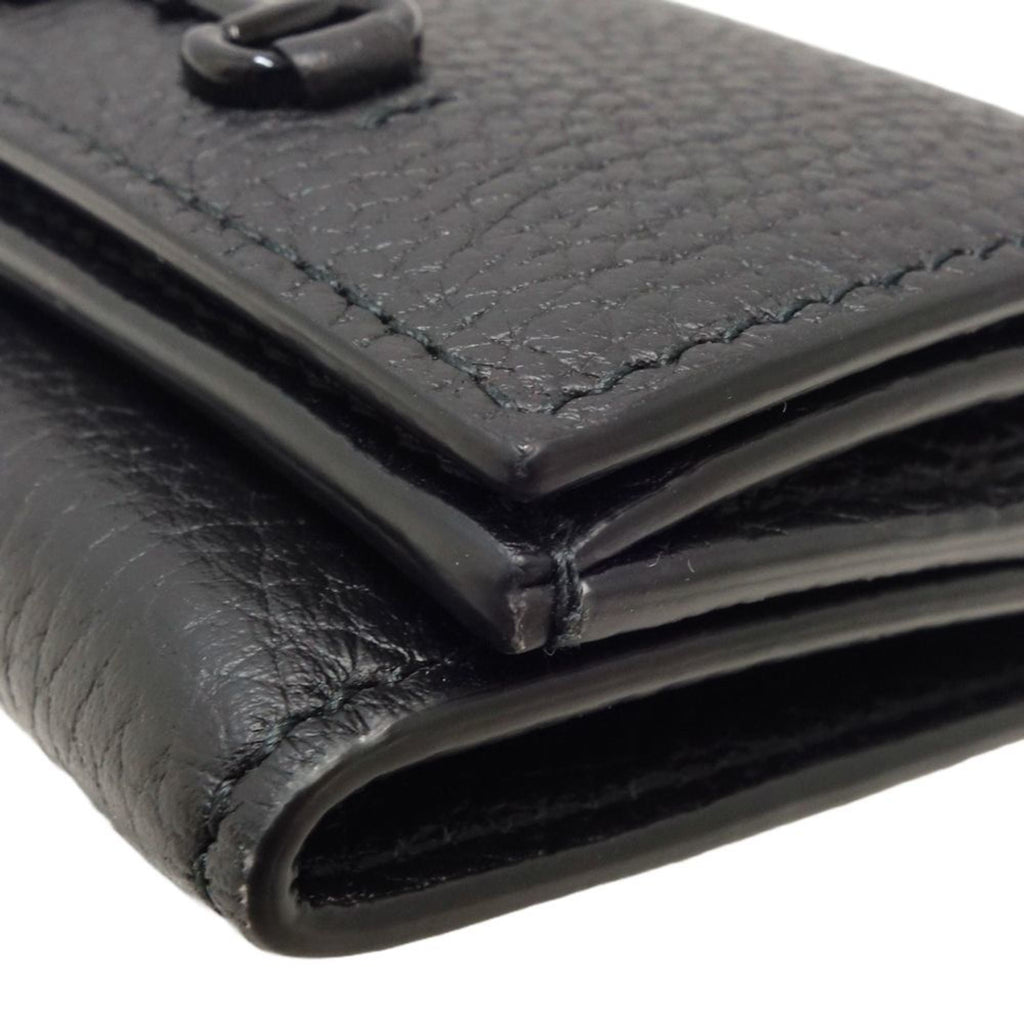 Gucci Black Leather Wallet (Tri-Fold) (Pre-Owned)
