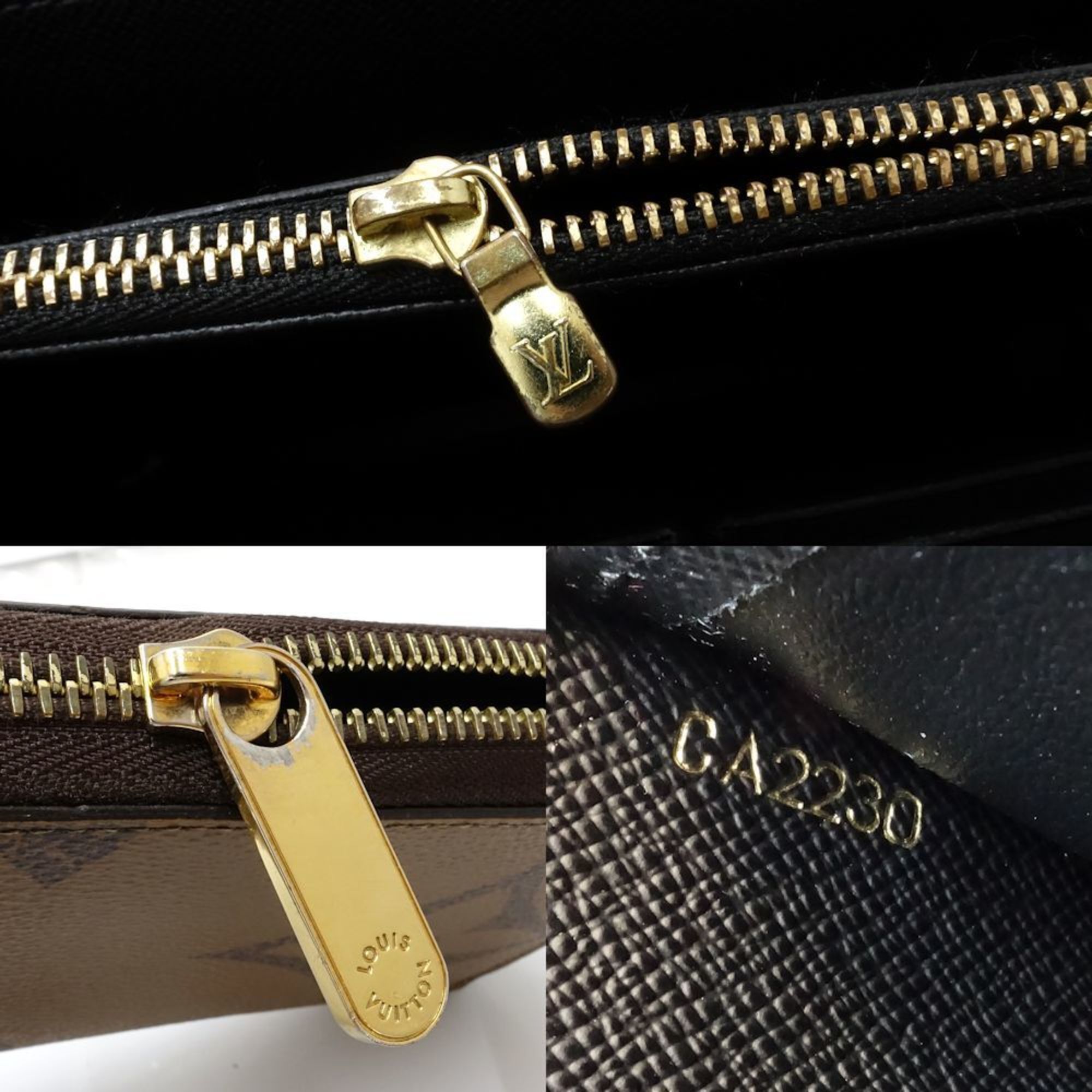 Louis Vuitton Beige Monogram Canvas Long Wallet (Bi-Fold) (Pre-Owned)