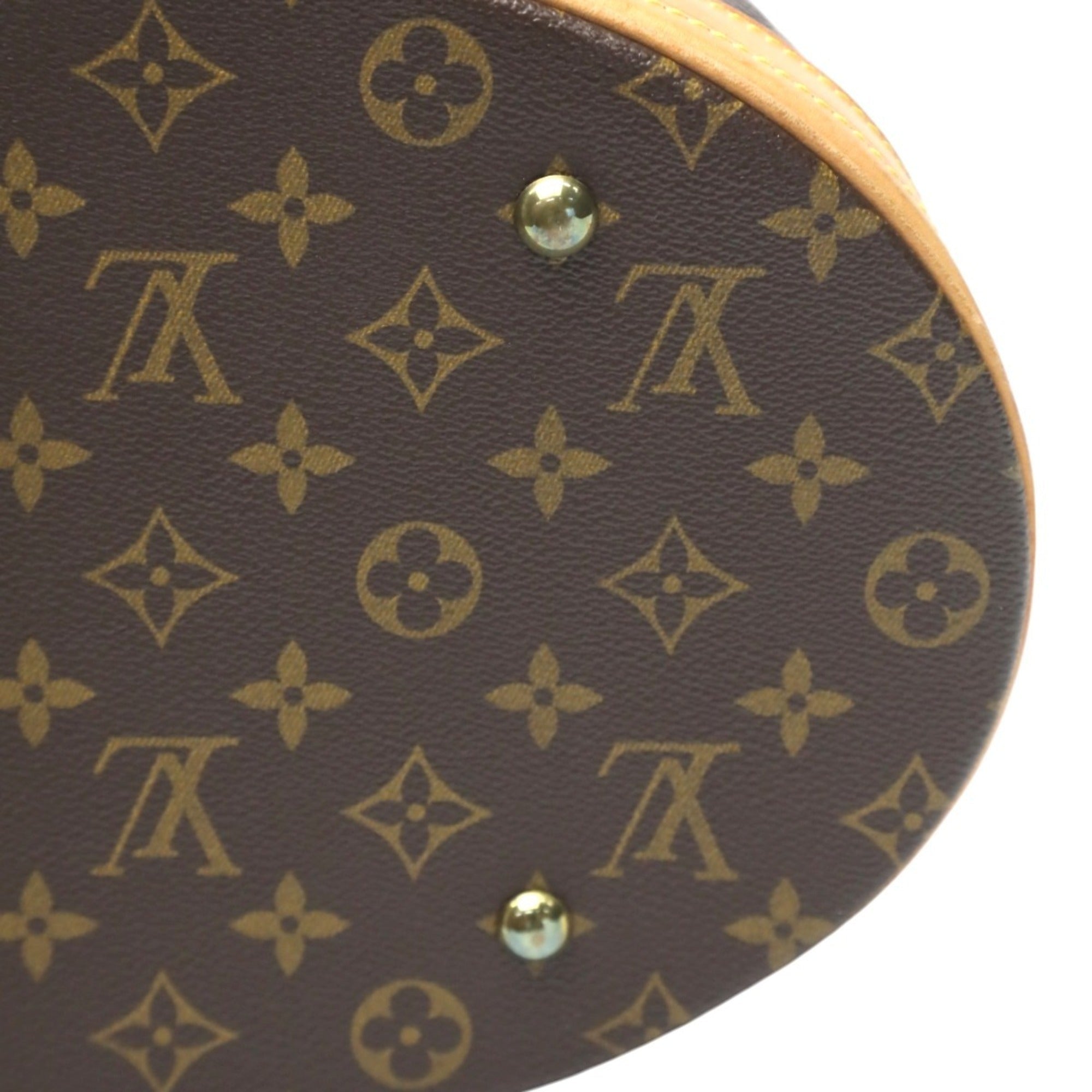 Louis Vuitton Brown Monogram Canvas Shoulder Bag Tote Bag (Pre-Owned)
