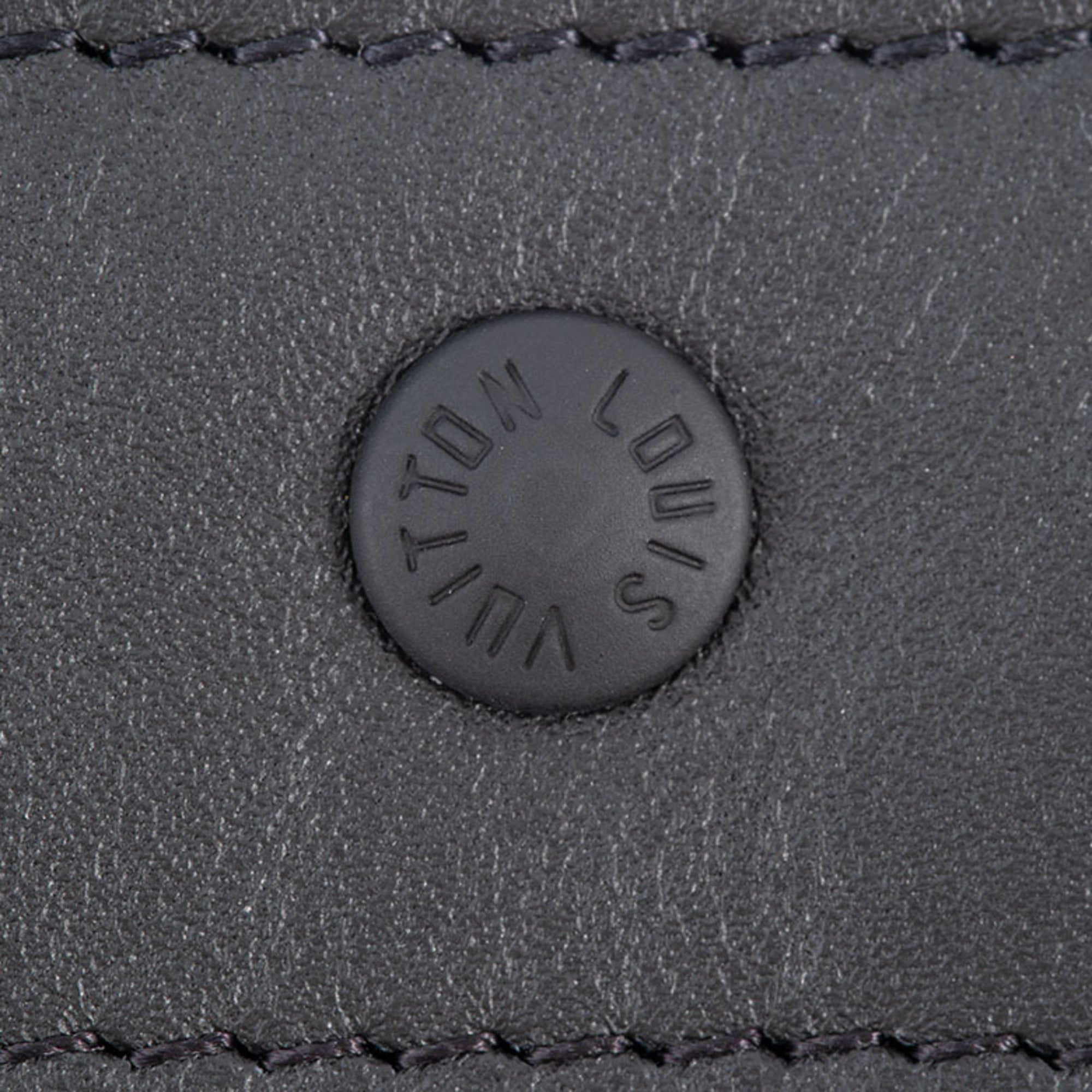 Louis Vuitton Black Monogram Shadow Clutch Bag Pochette (Pre-Owned)